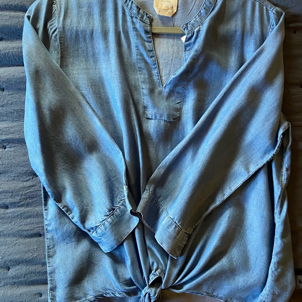 Chambray top